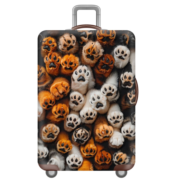 Unisex nan robust hard-shell suitcase with artistic face portrait print and 360° wheels Bowlift