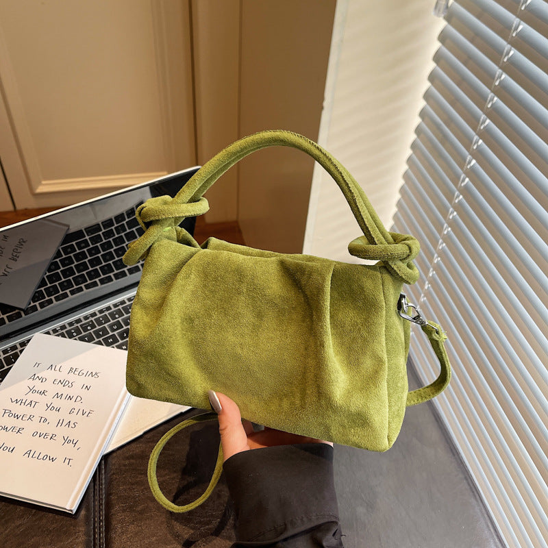 WoSoft Suede Hobo Bag Bowlift
