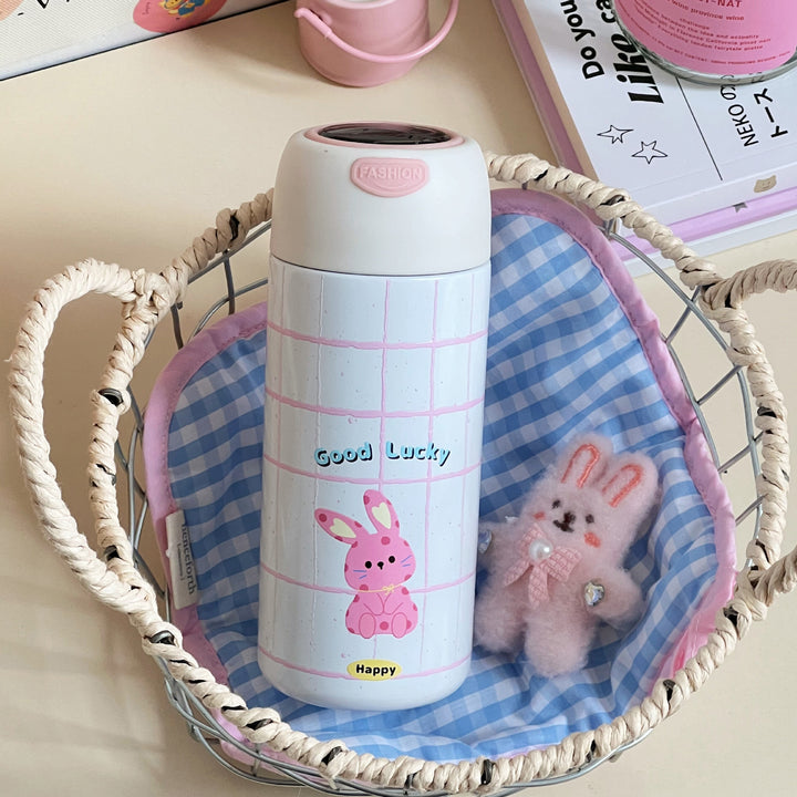Women Insulated Water Bottle with Playful Animal Design Bowlift