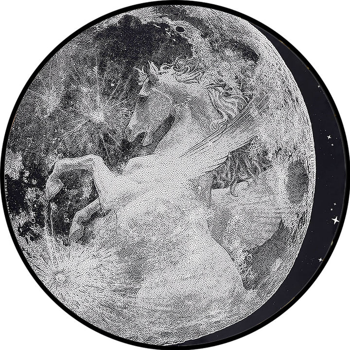 Artistic Unicorn Moon Wall Decoration