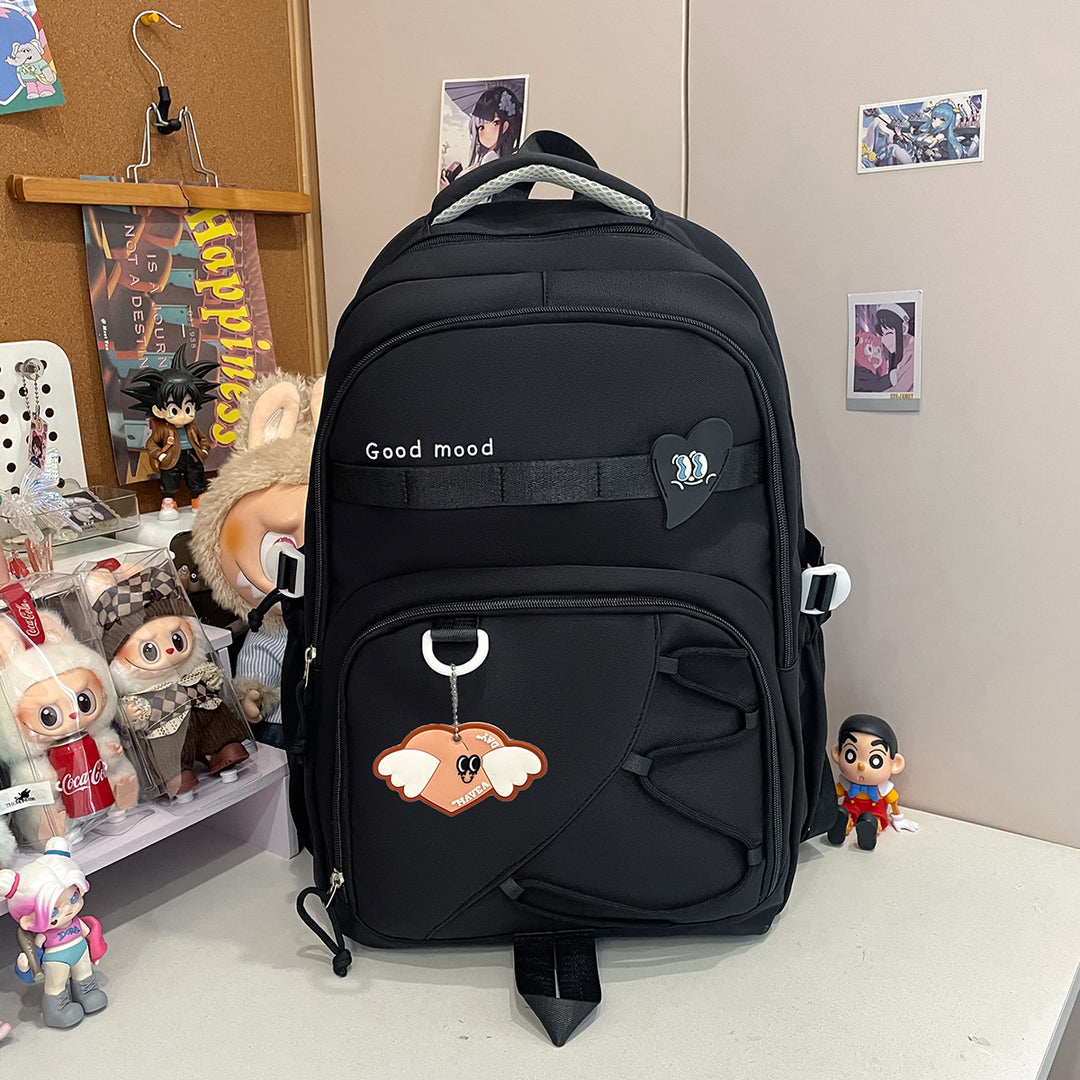 Backpack with Stylish Design and Practical Exterior Pockets Bowlift