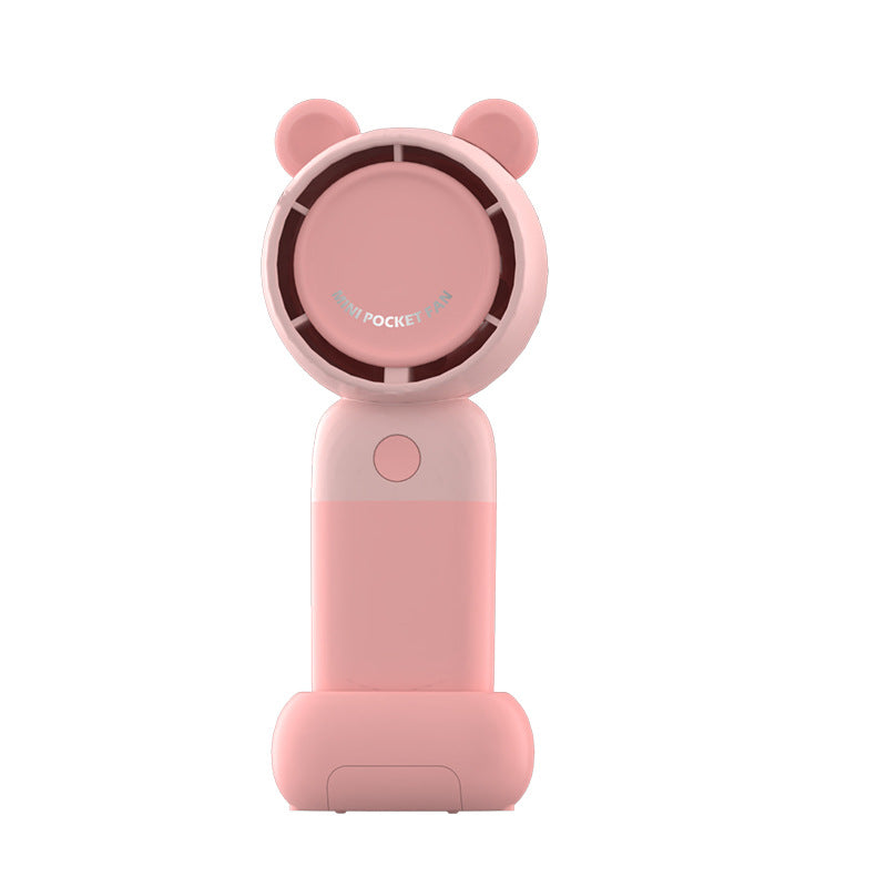 Ladies Portable Mini Fan in Cute Animal Design Bowlift