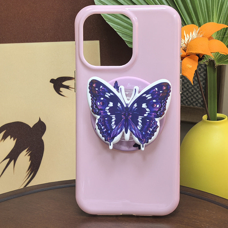 Butterfly-Themed Phone Grip Bowlift