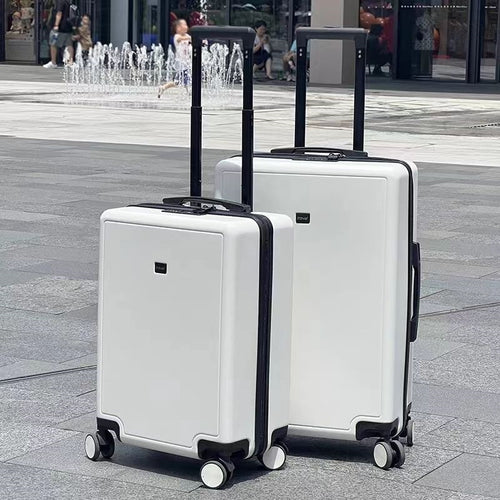 hardshell spinner carry-on suitcase with telescopic handle double-spinner wheels built-in TSA combination lock scratch-resistant ABS shell Bowlift