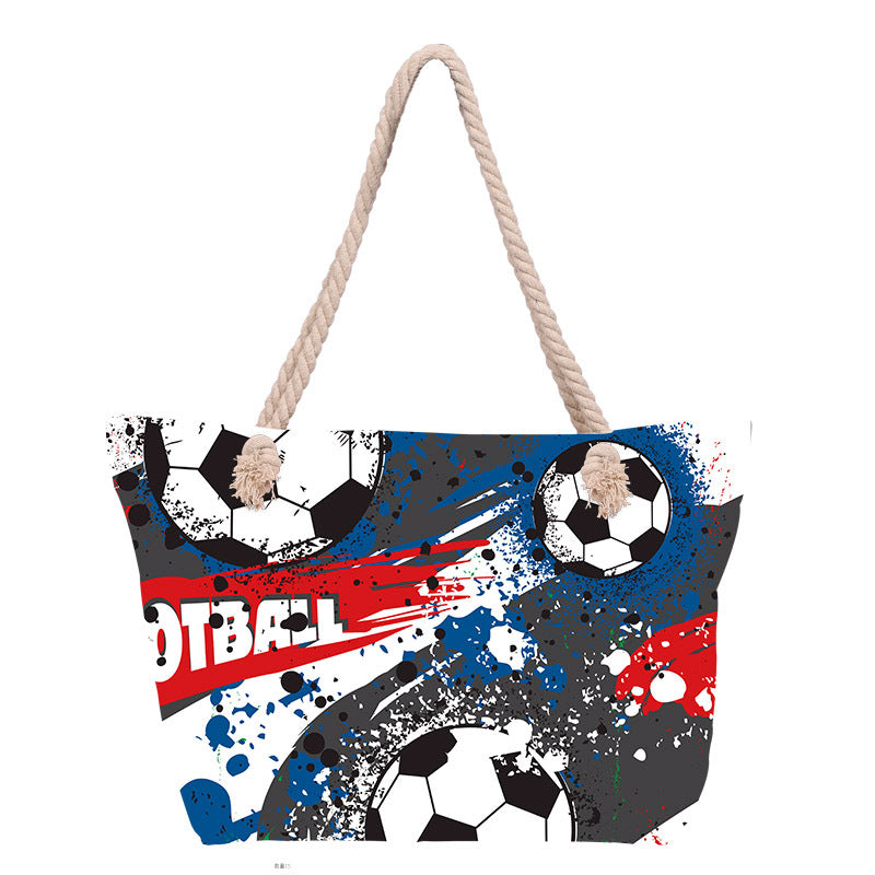 Beach bag with stylish flower design Bowlift