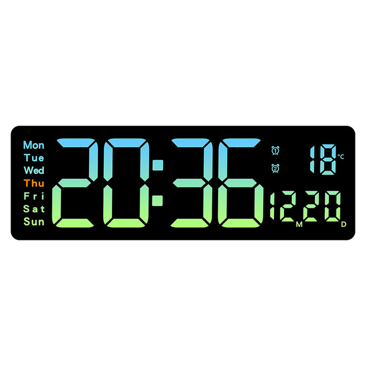 Funk alarm clock with large LED display and temperature display Bowlift