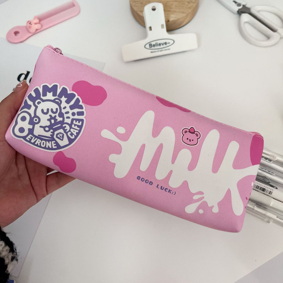Cute Cartoon Print Pencil Case Bowlift