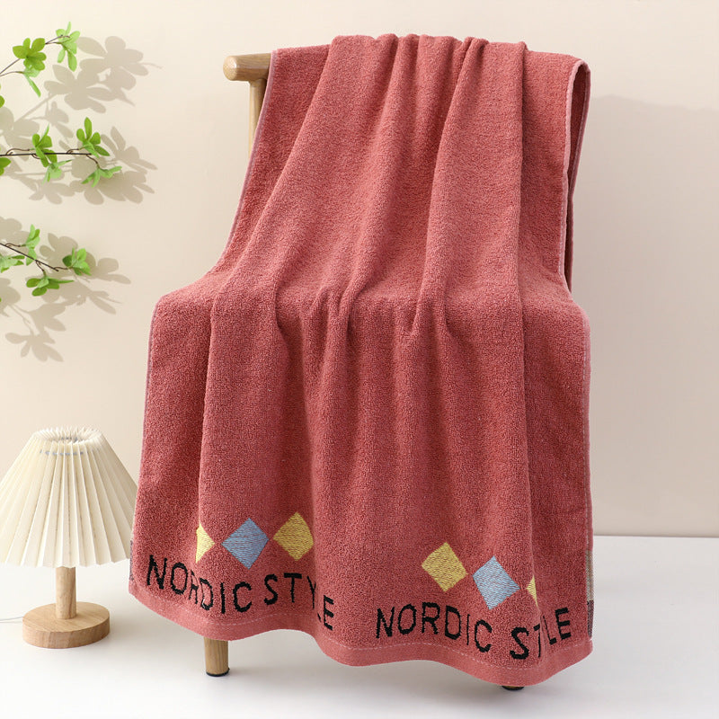 Cozy and Stylish Bath Towel in Nordic Style Bowlift