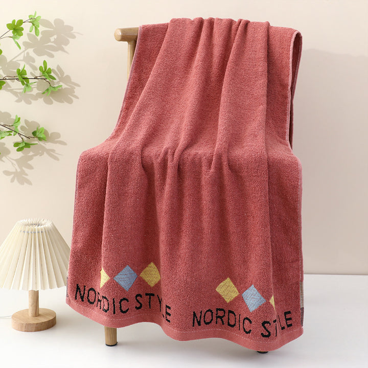 Cozy and Stylish Bath Towel in Nordic Style Bowlift