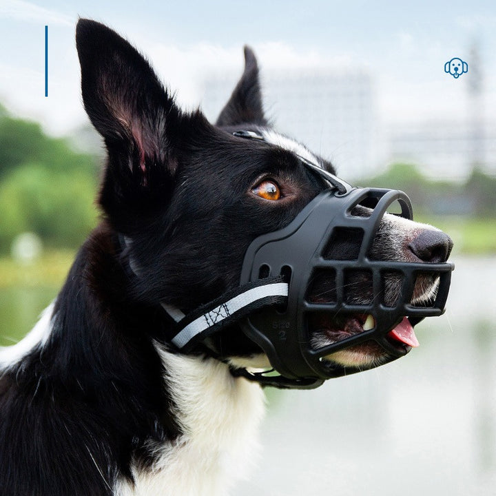 Adjustable Breathable Basket Dog Muzzle Bowlift