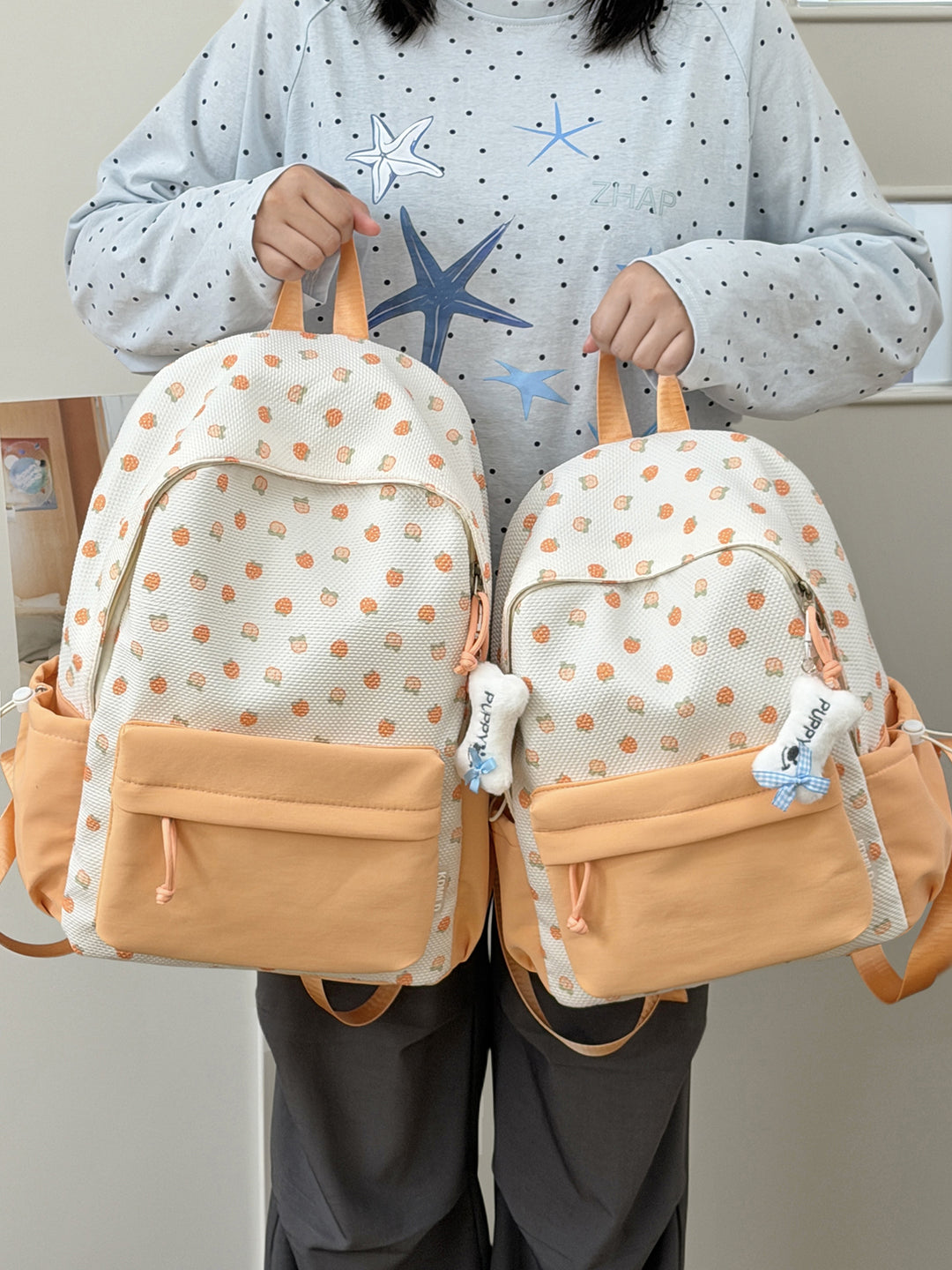Fun Patterned Travel Backpack