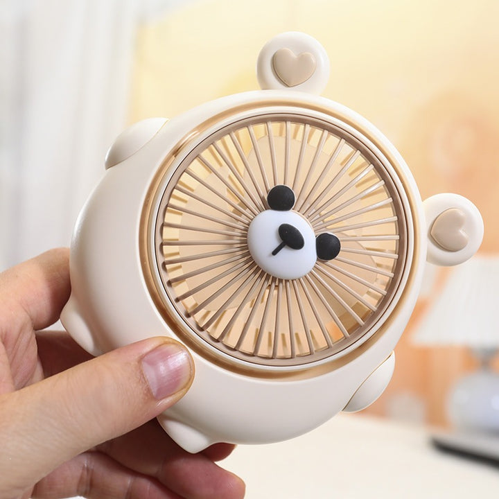 Ladies Portable Mini Cat Fan Bowlift