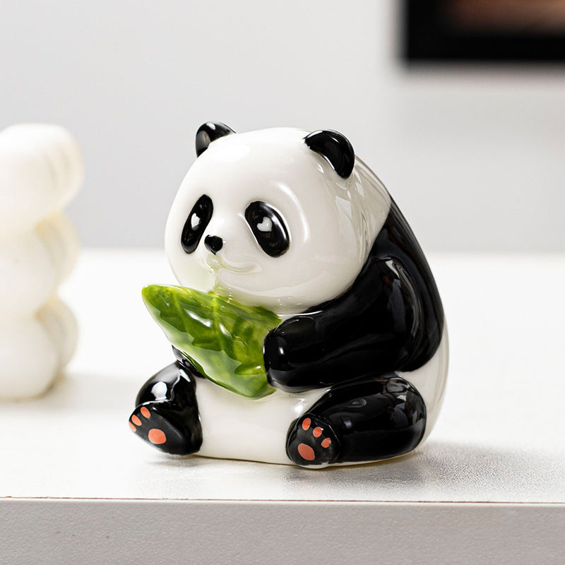 Cute Panda Decorative Figure Bowlift