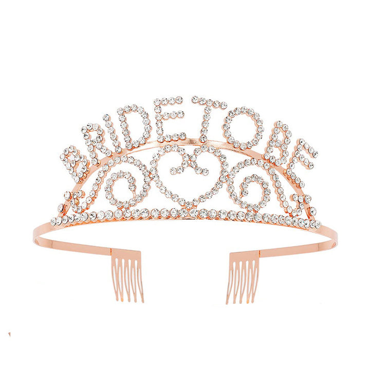 Women's Glittering Tiara with Heart Motifs Bowlift
