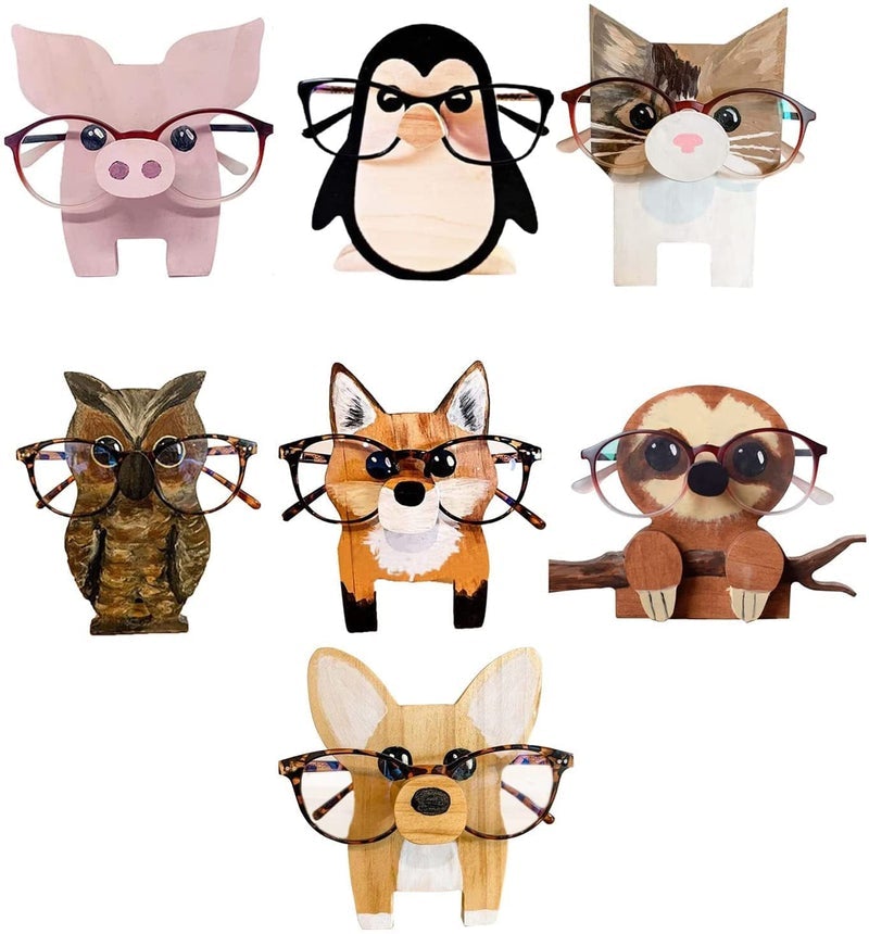 Cute wooden glasses case in animal shape | Bowlift