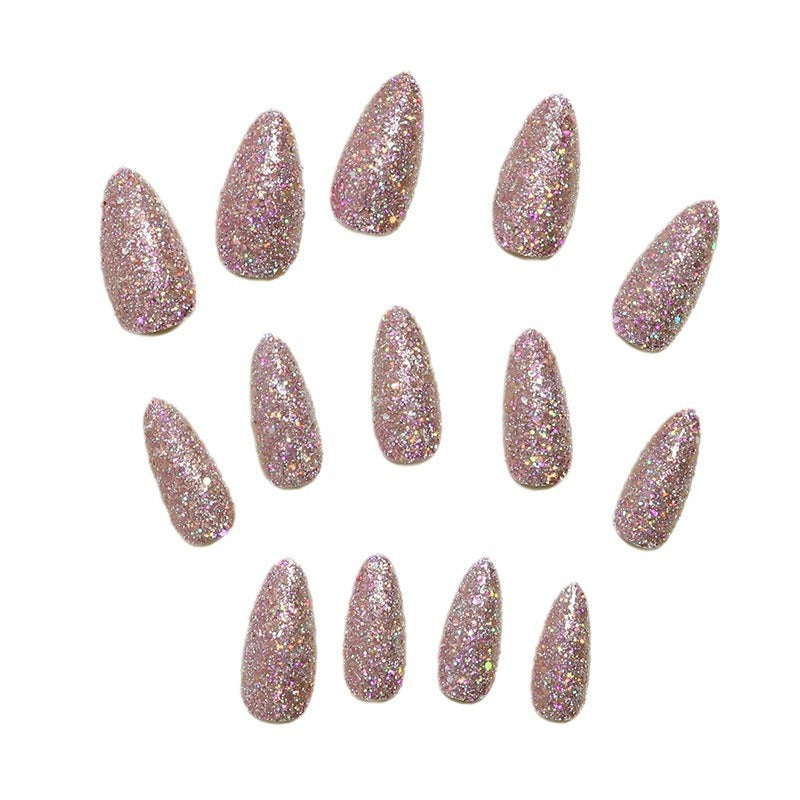 Glamorous Glitter Press-On Nail Set Bowlift