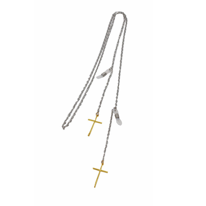 Cross Pendant Eyewear Chain Bowlift
