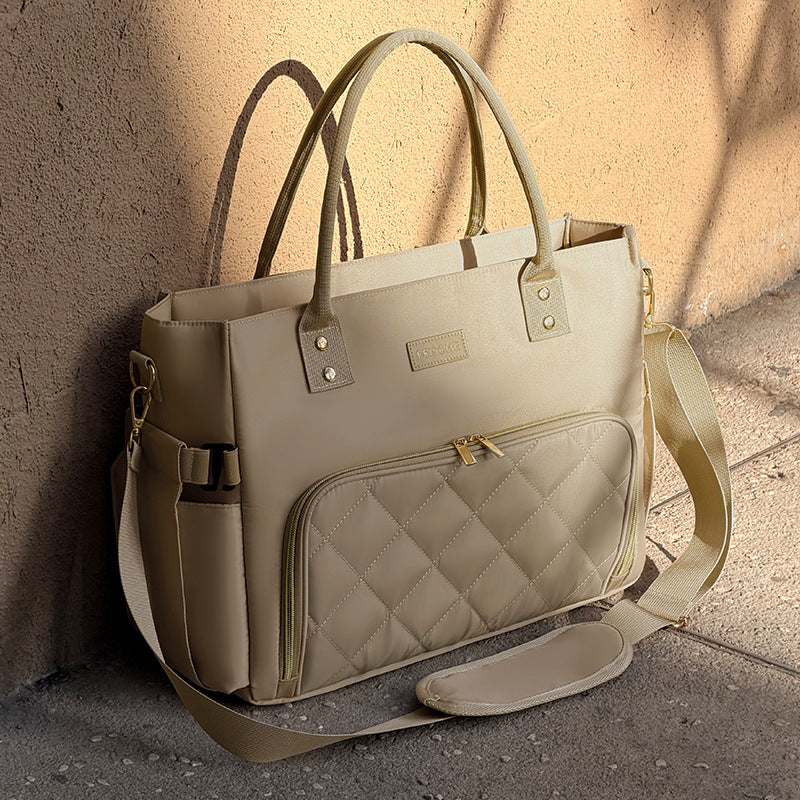Quilted Multi-Functional Storage Tote Bowlift