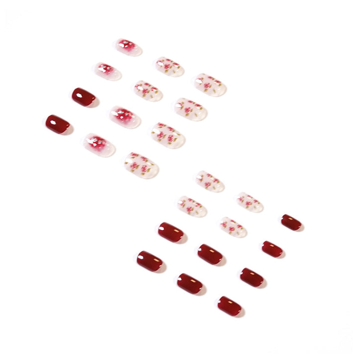 Artful nail art with elegant floral design Bowlift