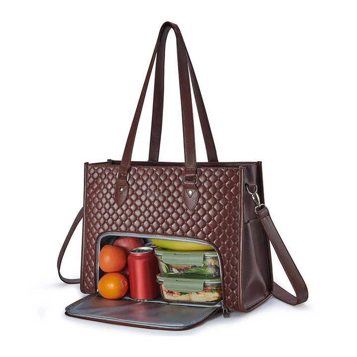 Elegant cooler bag with insulated inner compartment Bowlift