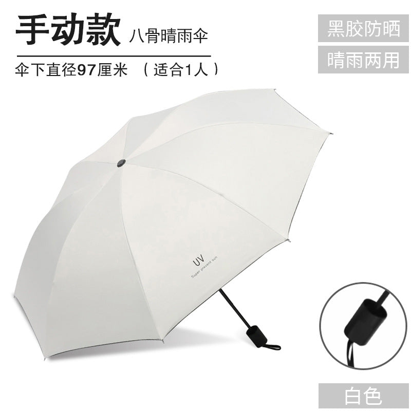 Ladies UV Protection Rain and Sun Umbrella Bowlift