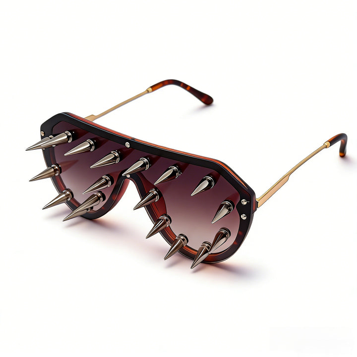 Women striking design sunglasses with spikes Bowlift