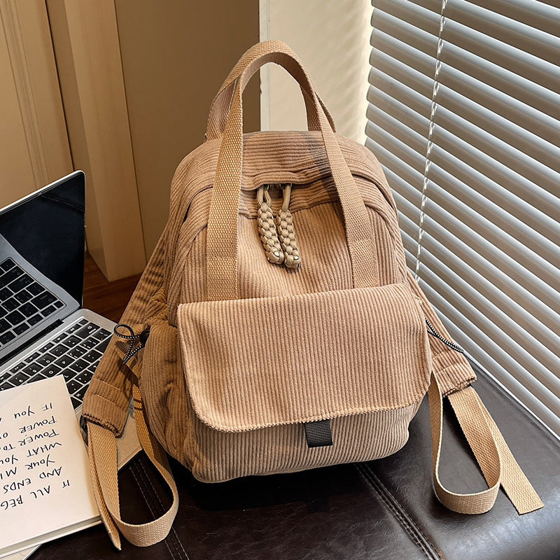Corduroy Utility Backpack Bowlift