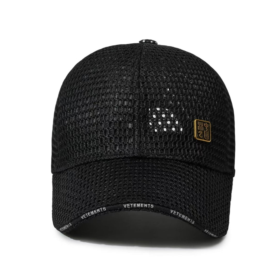 Women Breathable Sports Cap with Mesh Design Bowlift