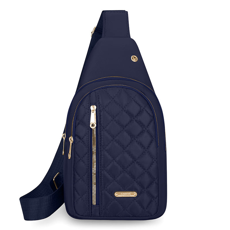Quilted One-Shoulder Sling Bag Bowlift