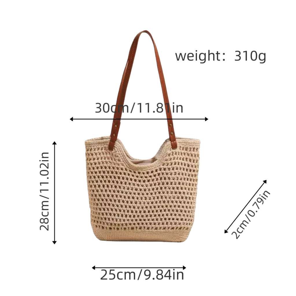 Handcrafted Shoulder Bag Made from Natural Materials Bowlift