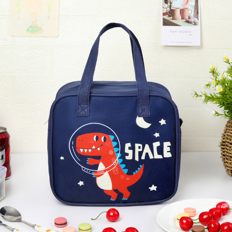 Children's Insulated Bear-Themed Lunch Bag Bowlift