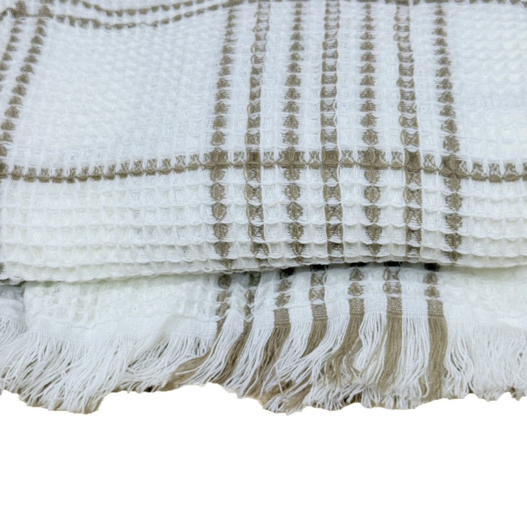 Soft Cotton Waffle Weave Blanket