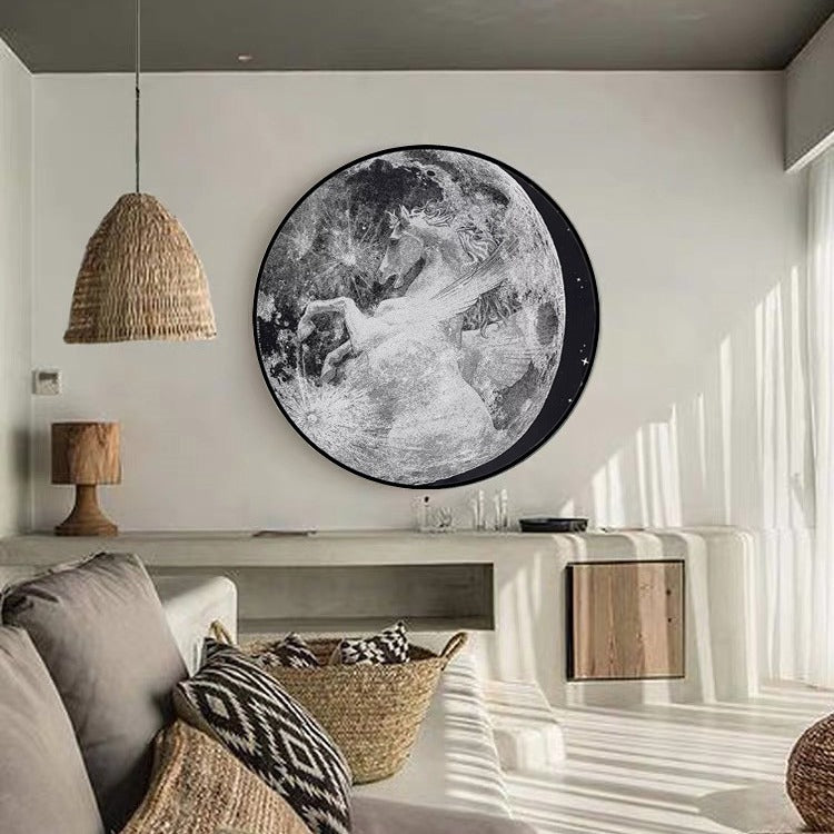 Artistic Unicorn Moon Wall Decoration