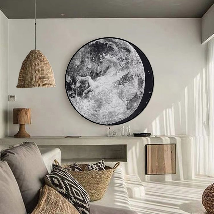 Artistic Unicorn Moon Wall Decoration