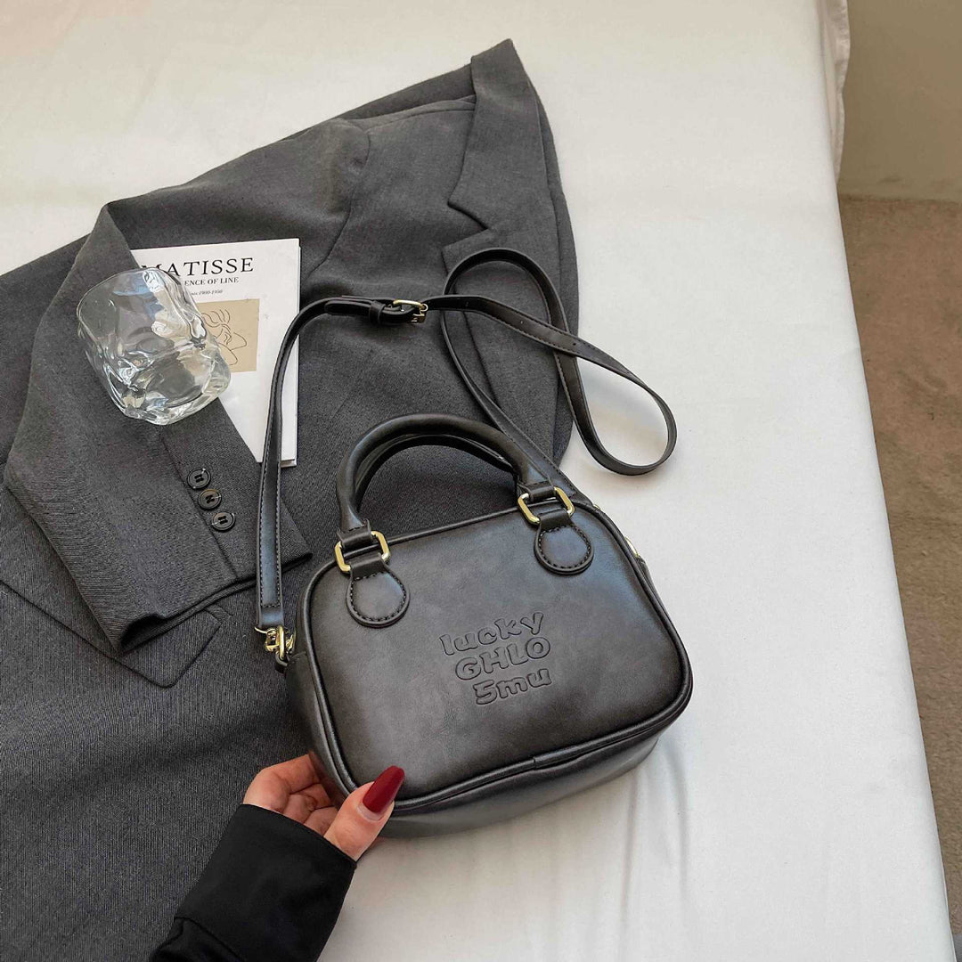 Sleek Structured Mini Shoulder Bag Bowlift