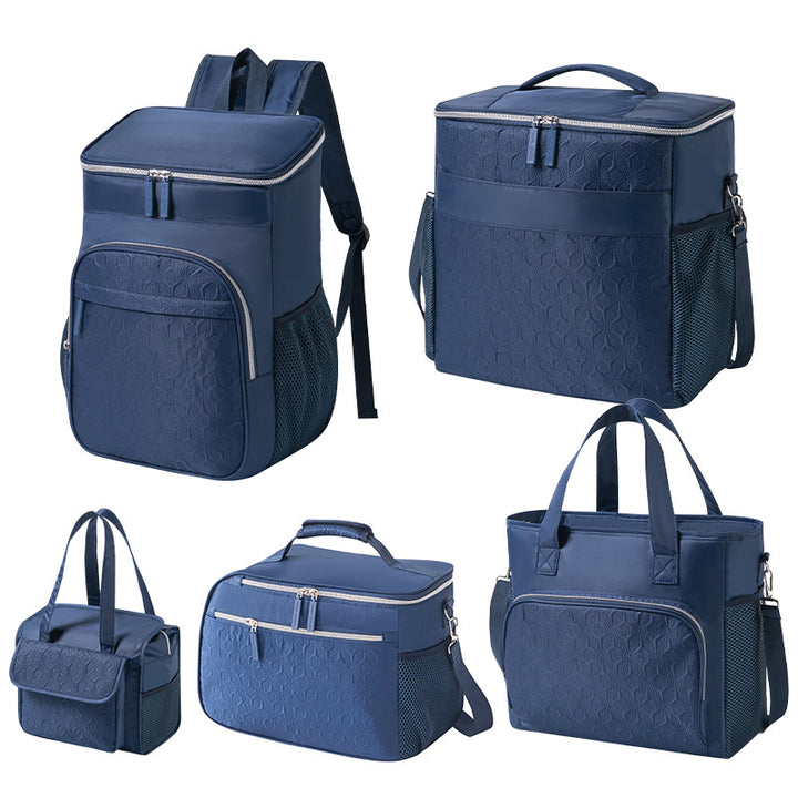 Insulated Cooler Bag With Integrated Compartments Bowlift
