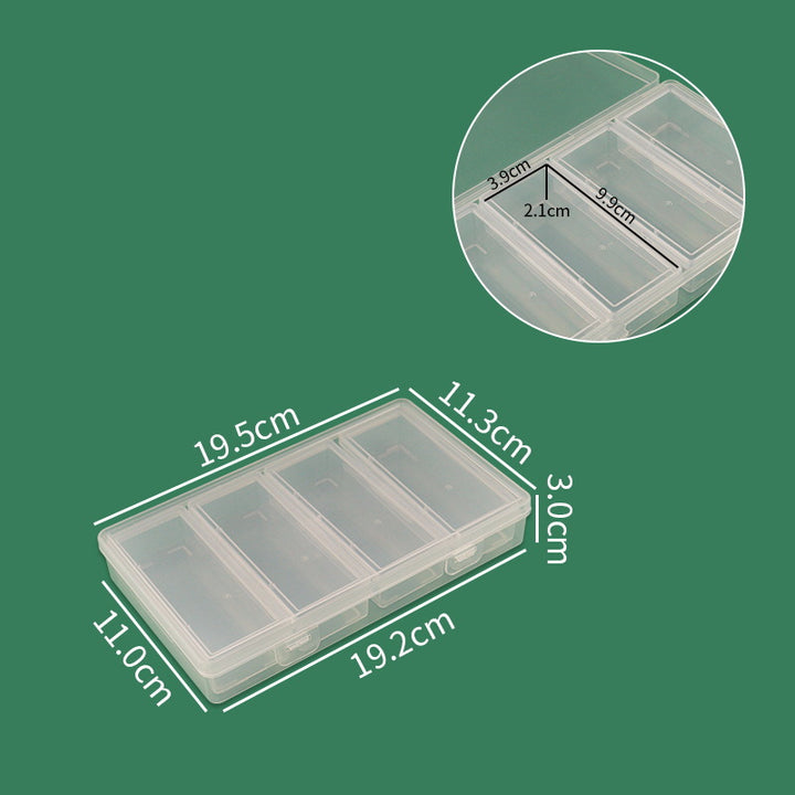 Clear Modular Craft Storage Box Bowlift