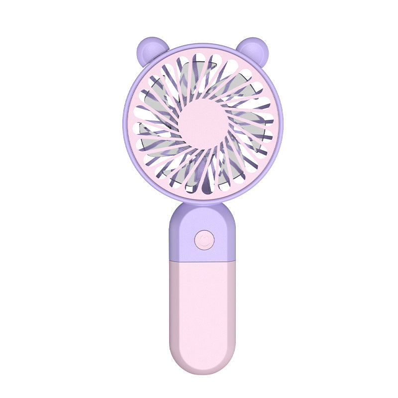 Women portable hand fan with cute animal design Bowlift