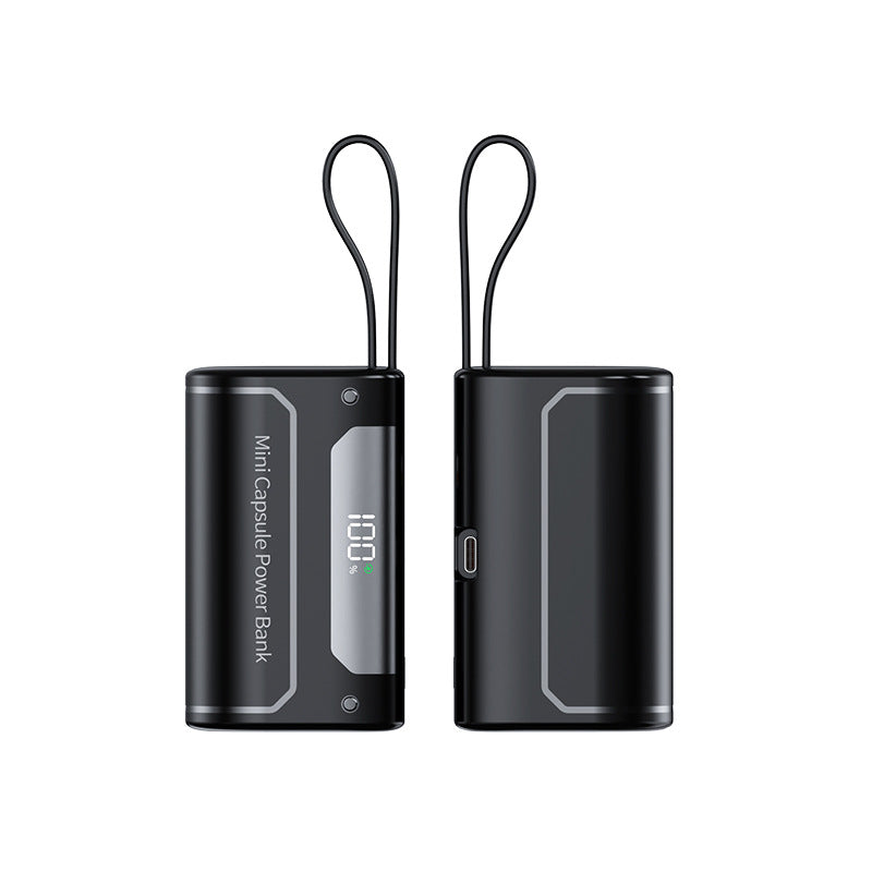 Compact Mini Power Bank with Digital LED Display Bowlift