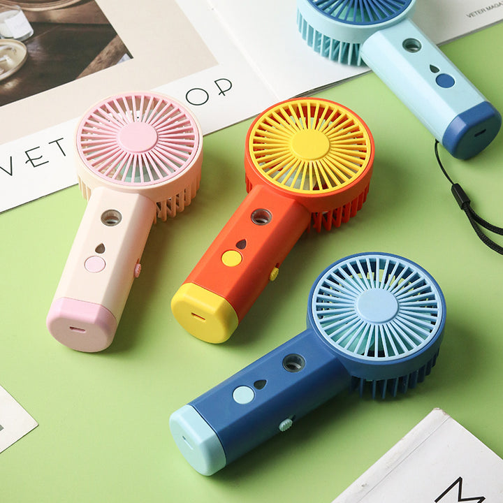 Cooling portable rechargeable handheld mini fan with adjustable airflow quiet motor and USB charging Bowlift