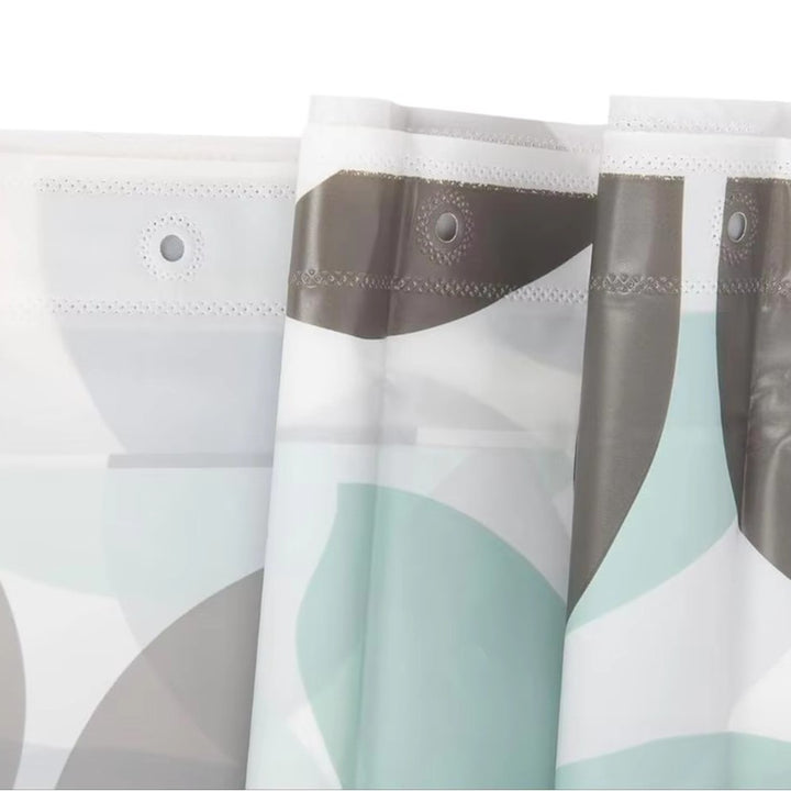Floral Print Shower Curtain Bowlift