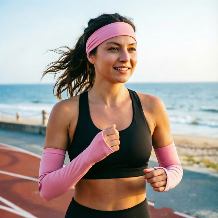 Ladies Sporty Arm Warmers Bowlift