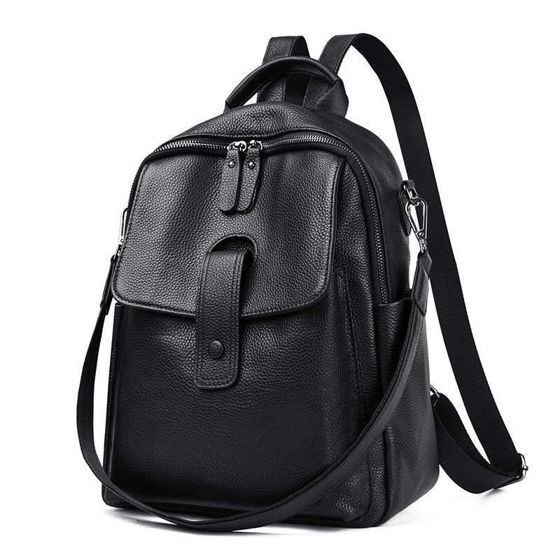 Vegan Leather Multi-Functional Backpack Bowlift