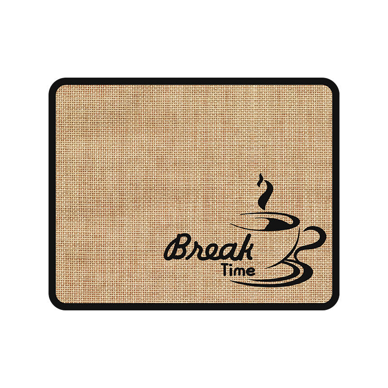 Coffee-Themed Kitchen Mat Bowlift