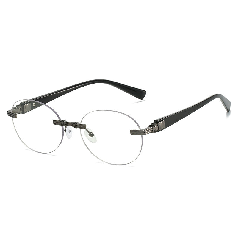 Women's fashionable sunglasses with transparent frame and flexible nose pad Bowlift