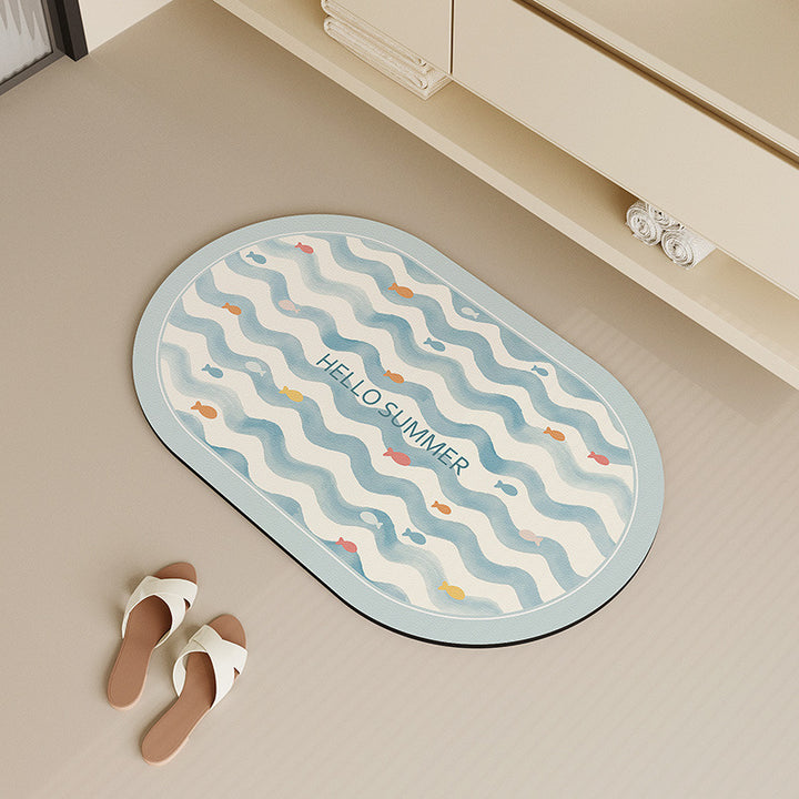 Fun Whale-Themed Bath Mat Bowlift