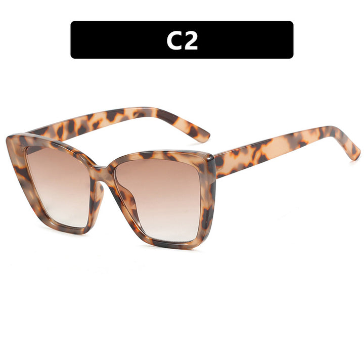 Ladies square sunglasses in modern tortoise pattern Bowlift