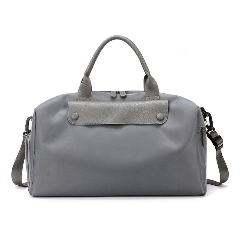 Stylish Leather-Like Travel Duffle