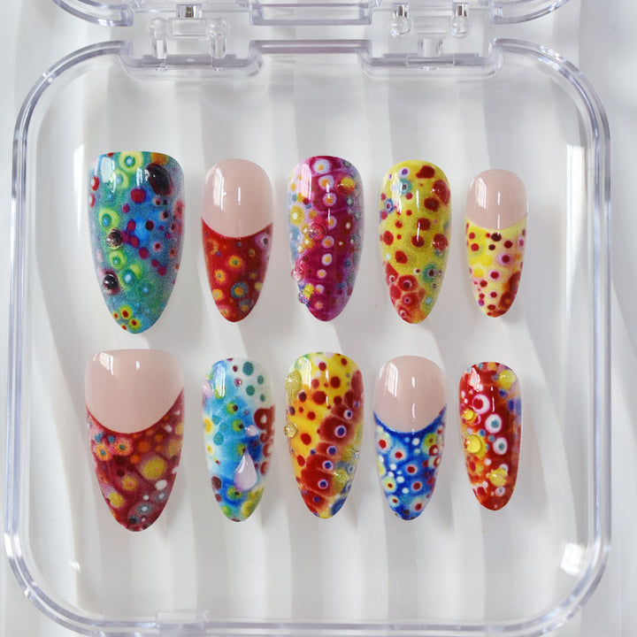 Artistic Fantasy Press-On Nail Set Bowlift