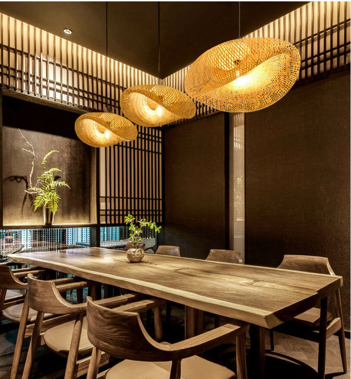 BowLift | BambooLife Pendant Lamp - Handwoven Bamboo Lampshade for a Warm Interior
